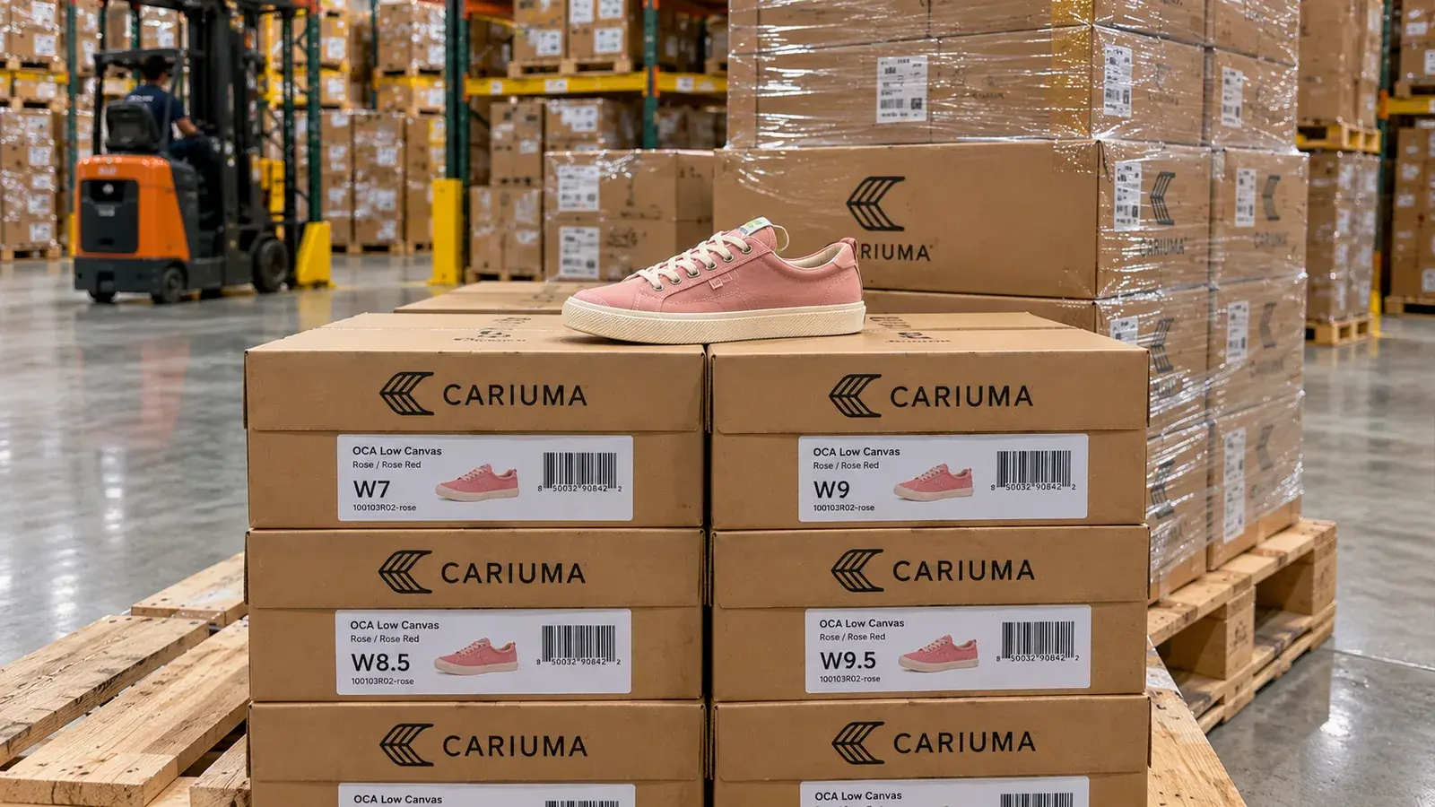 CARIUMA OCA Low Rose Canvas Sneaker