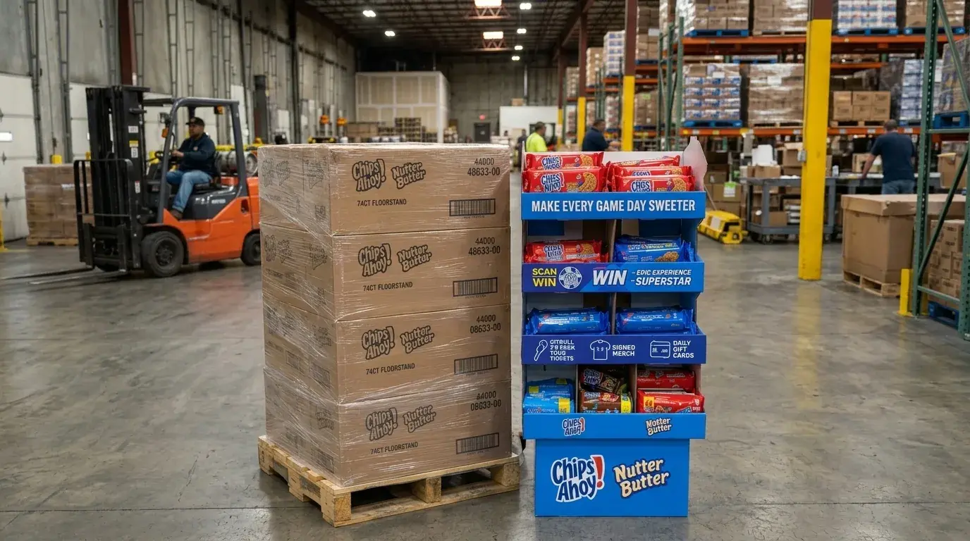 CHIPS AHOY! + Nutter Butter 74-Count Floorstand