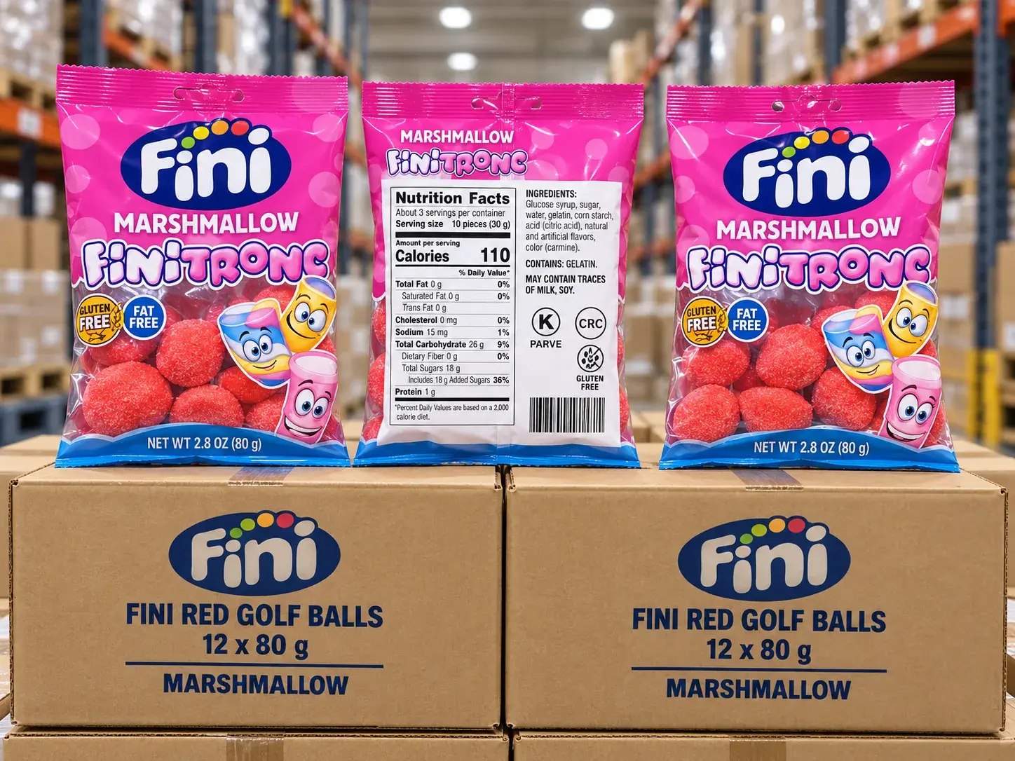 Fini Finitronc Red Strawberry Golf Balls