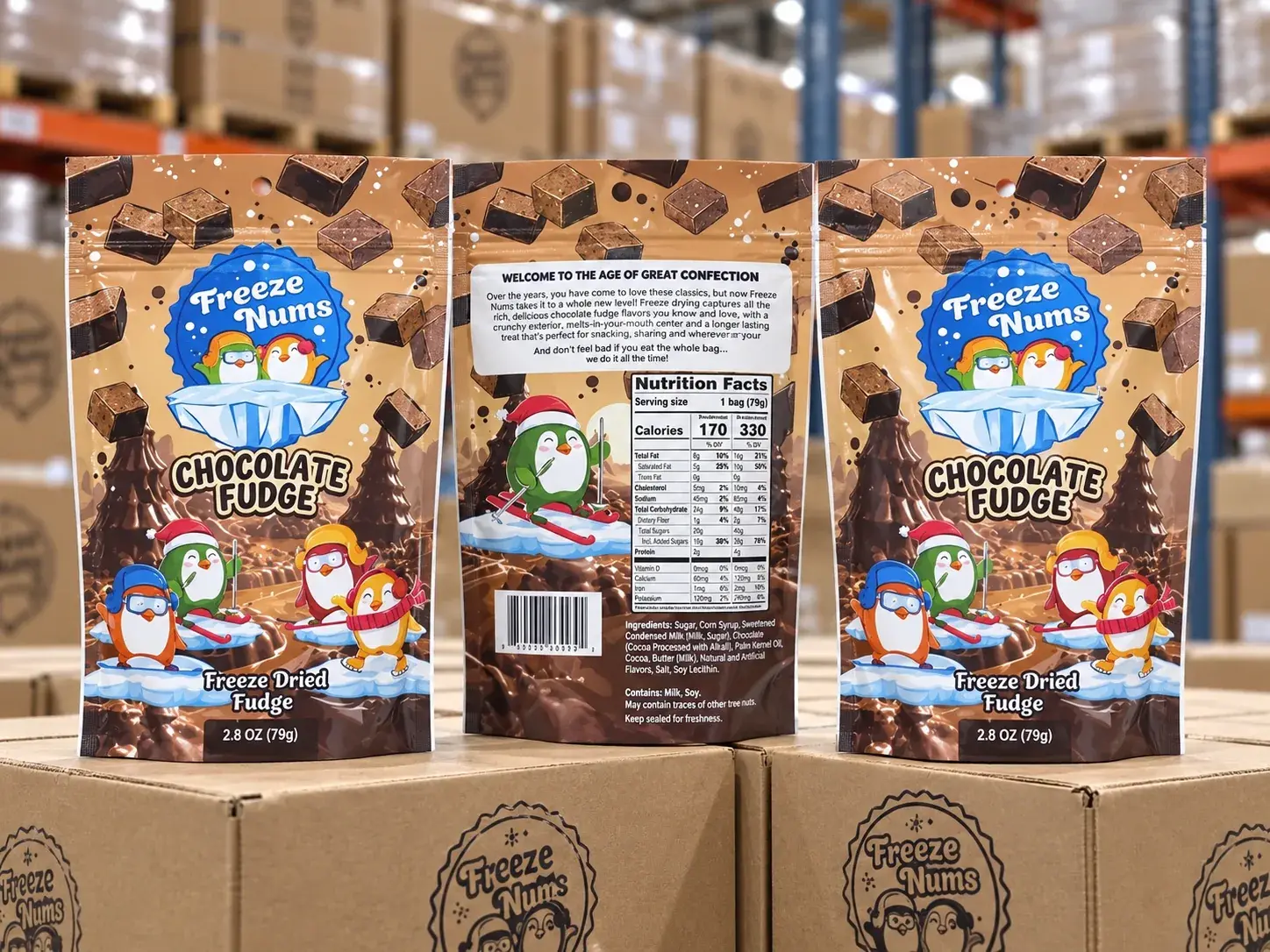 Freeze Nums Chocolate Fudge