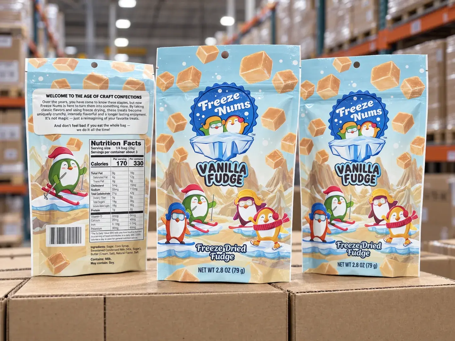 Freeze Nums Vanilla Fudge
