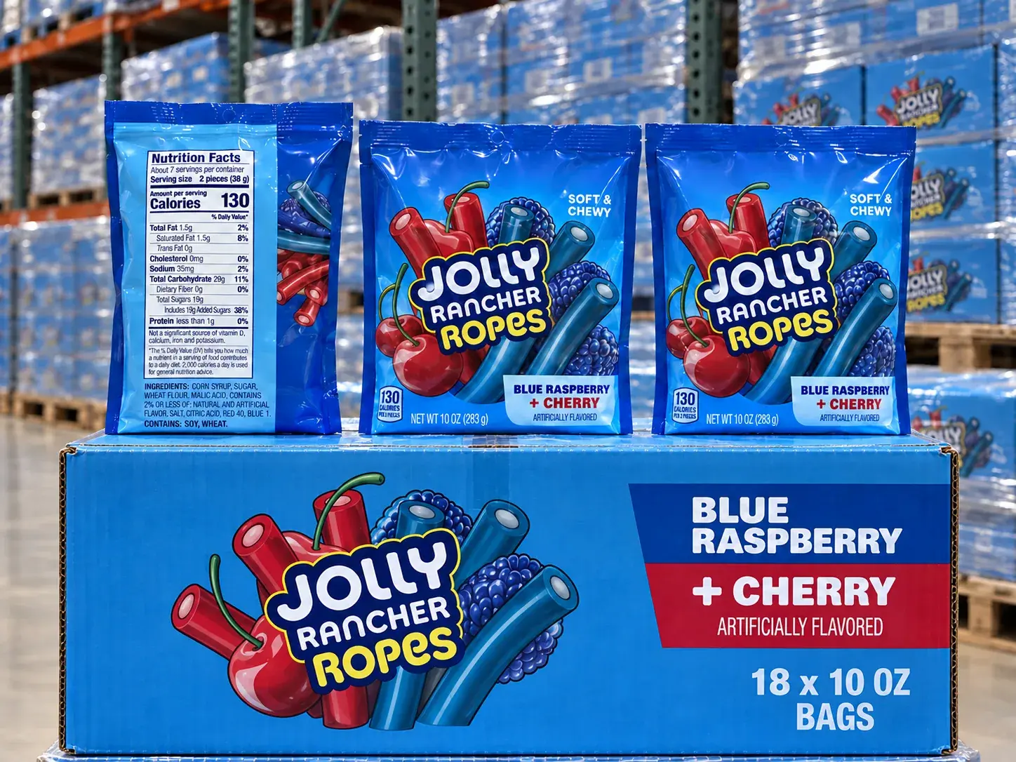 Jolly Rancher Ropes — Blue Raspberry and Cherry