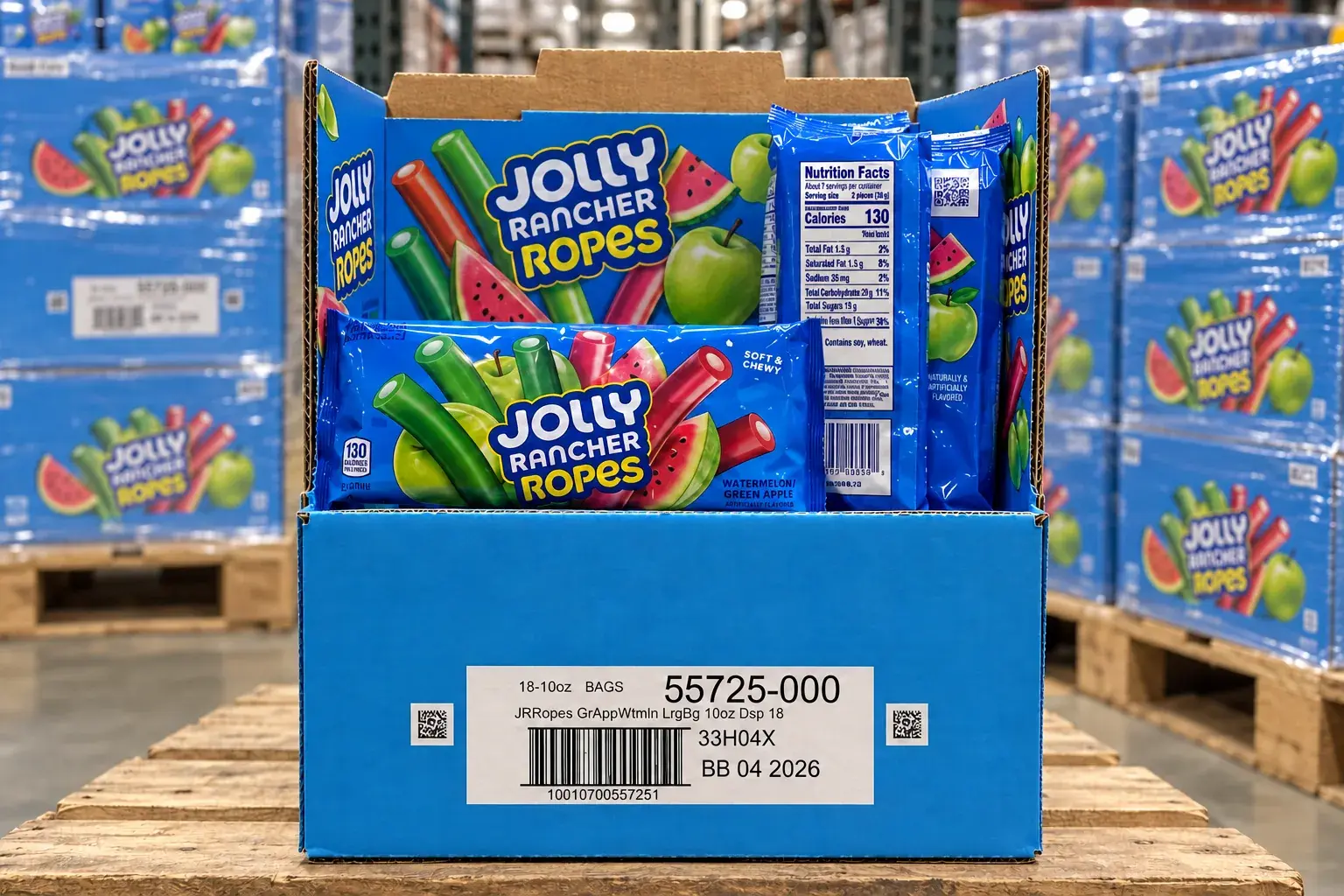 Jolly Rancher Ropes — Watermelon and Green Apple