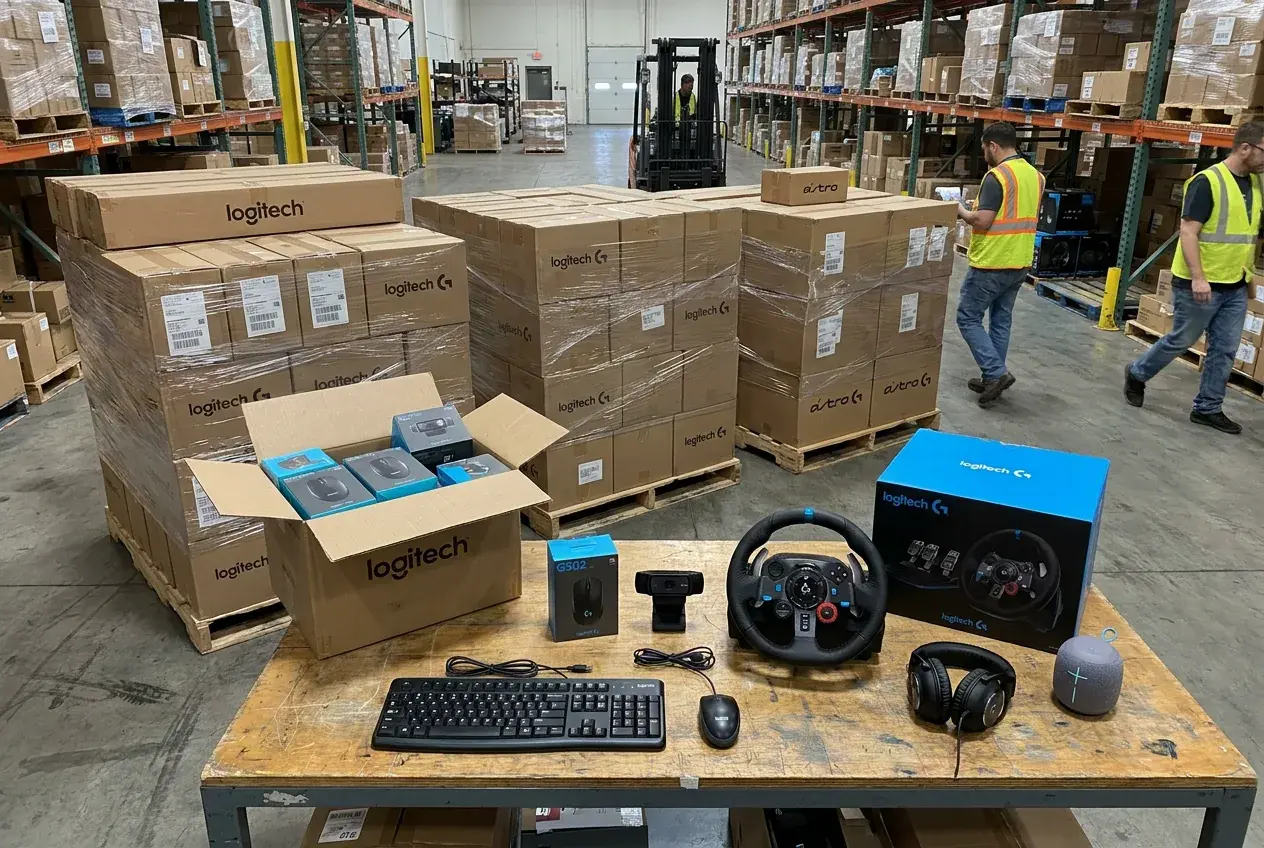 Logitech Mixed Electronics and Gaming Peripherals