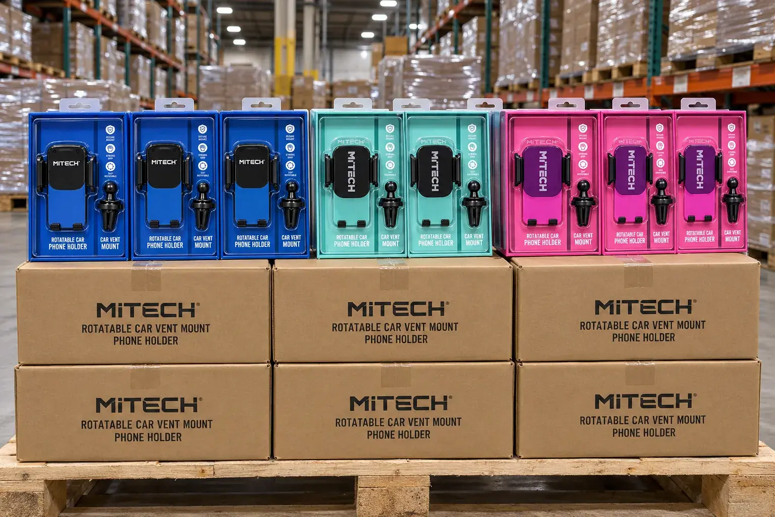 MiTECH Rotatable Car Vent Mount Phone Holders