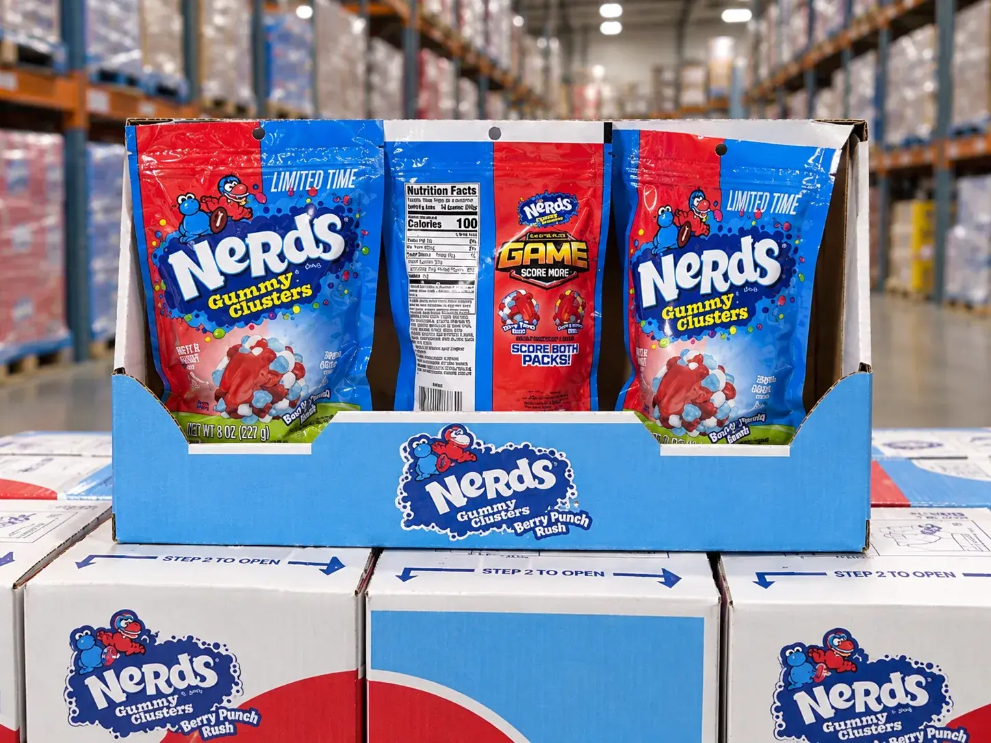 NERDS Gummy Clusters — Berry Punch Rush