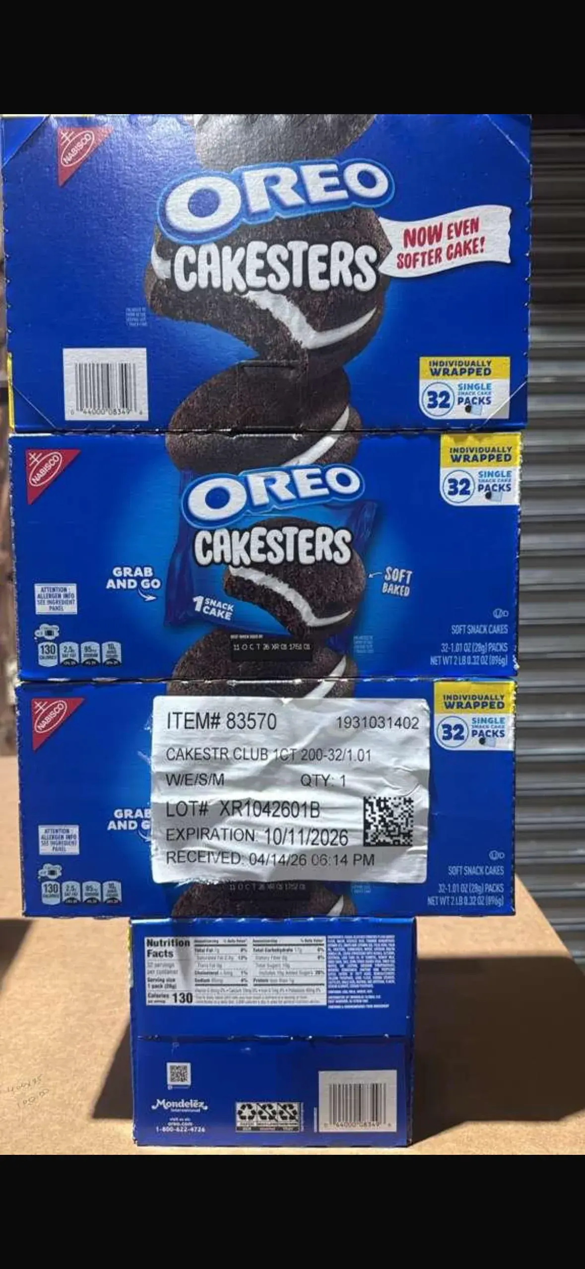 OREO Cakesters Soft Snack Cakes — Club Pack