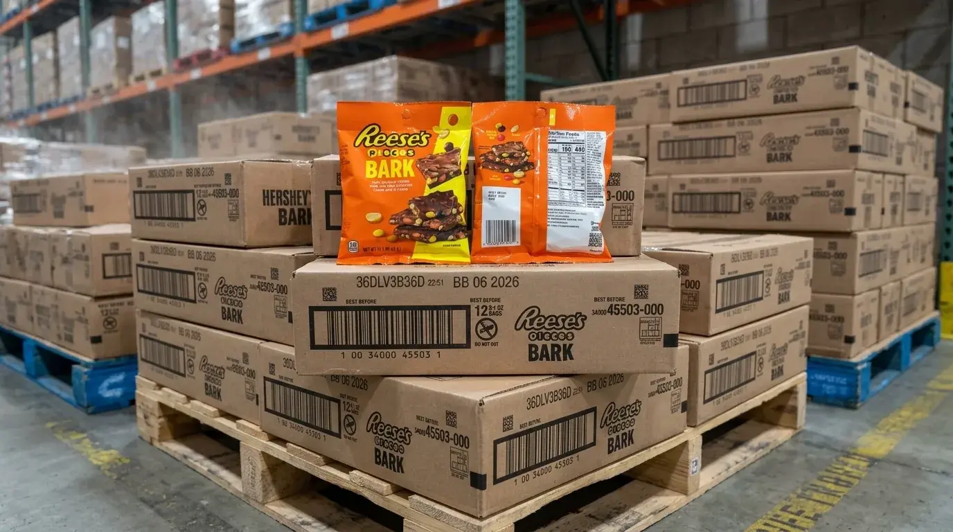 REESE'S PIECES Bark — 3.1 oz Bags