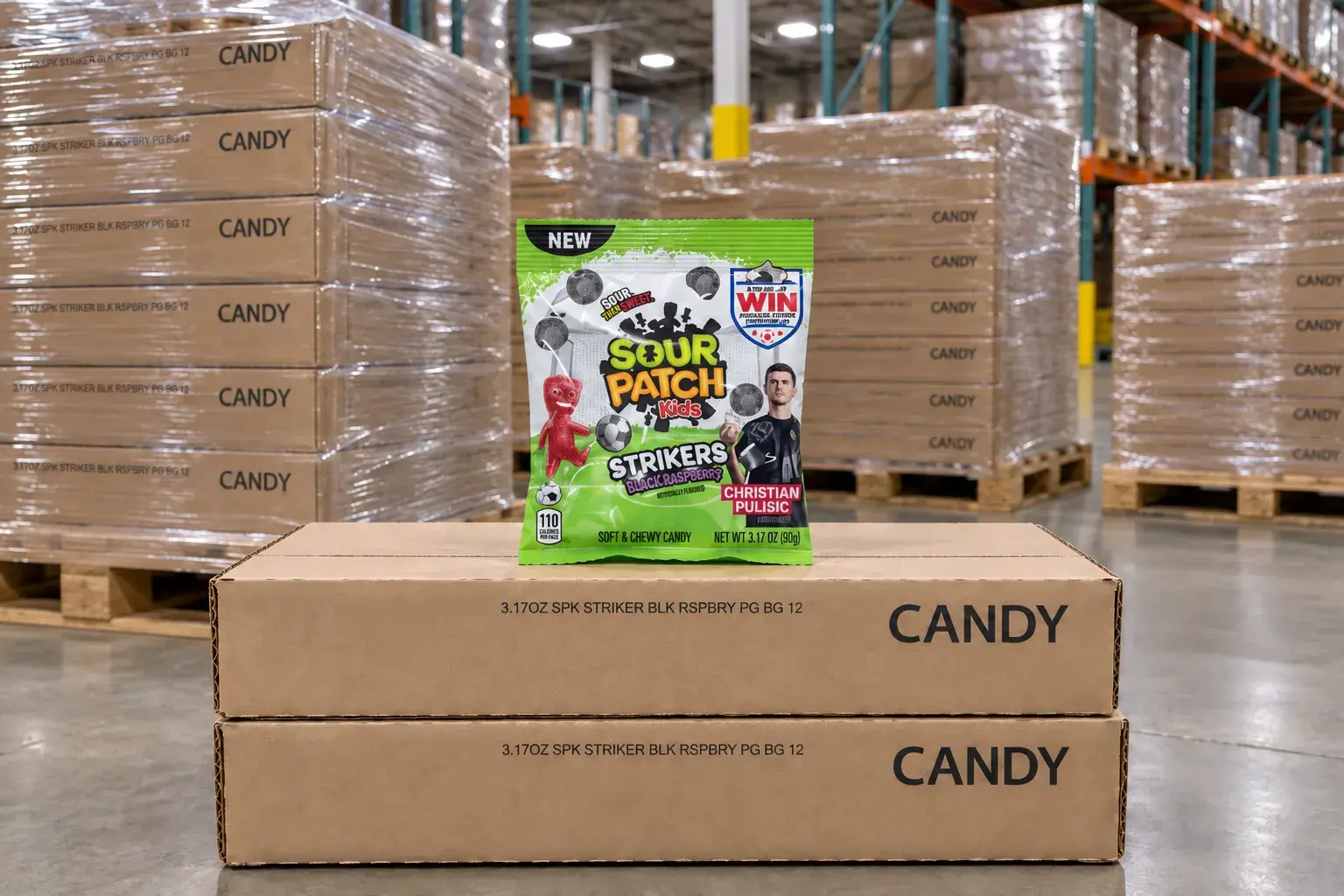 Sour Patch Kids Strikers Black Raspberry