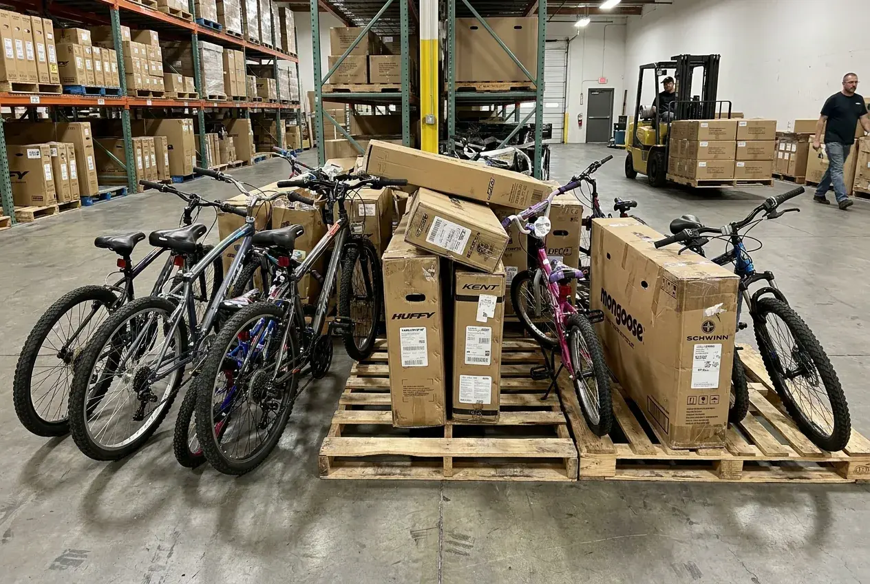 Walmart Store Returns — Bicycle Truckloads